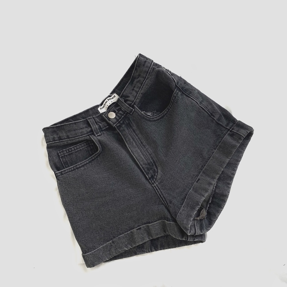 American Apparel high-waist cuff short